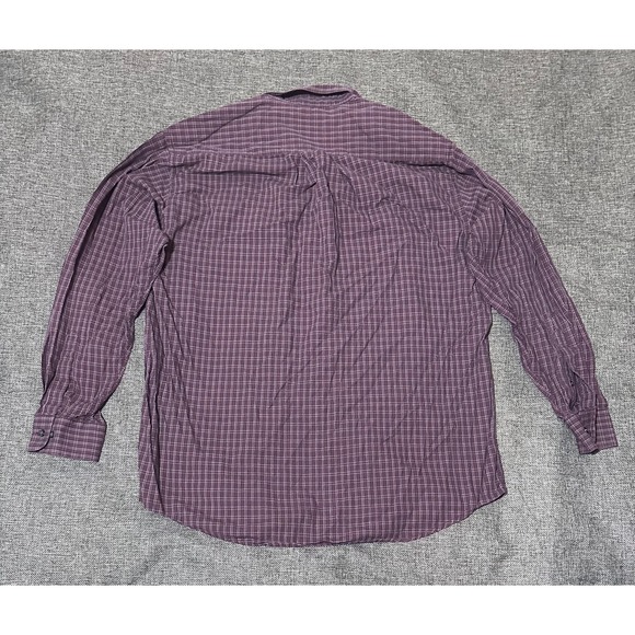 Jos A Bank Sportswear Men's L Plaid Long Sleeve Shirt - Picture 5 of 5